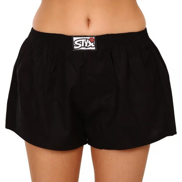 3PACK dámske trenky Styx klasická guma čierne (3K0960) S, trenírky