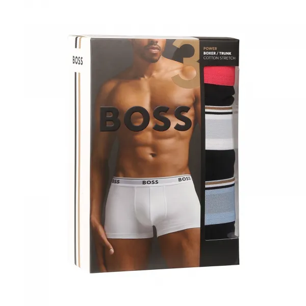 3PACK pánske boxerky BOSS viacfarebné (50514928 978) M, trenky