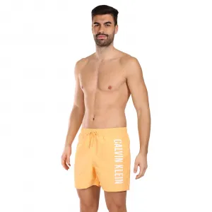 Pánske plavky Calvin Klein oranžové (KM0KM01004-SAN) M