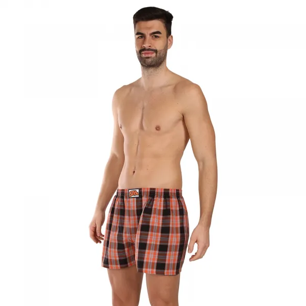 Pánske trenky Styx klasická guma viacfarebné (A1026) S, trenírky