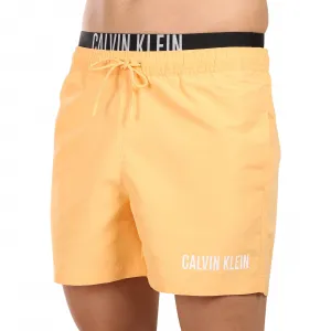 Pánske plavky Calvin Klein oranžové (KM0KM00992-SAN) M