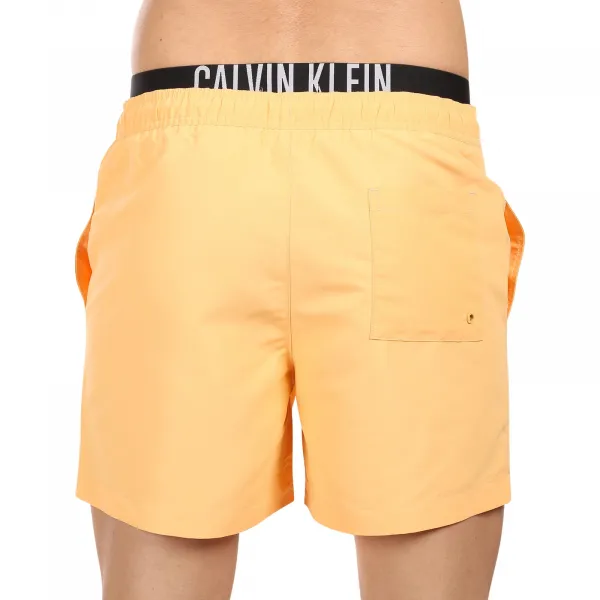 Pánske plavky Calvin Klein oranžové (KM0KM00992-SAN) M