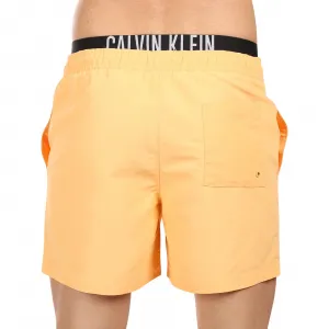 Pánske plavky Calvin Klein oranžové (KM0KM00992-SAN) M
