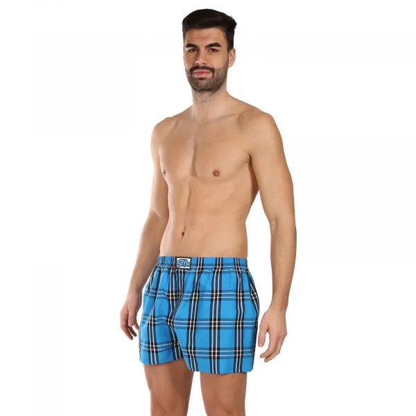 3PACK pánske trenky Styx klasická guma viacfarebné (3A102830) S, trenírky