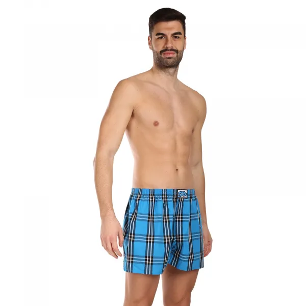 3PACK pánske trenky Styx klasická guma viacfarebné (3A102830) S, trenírky