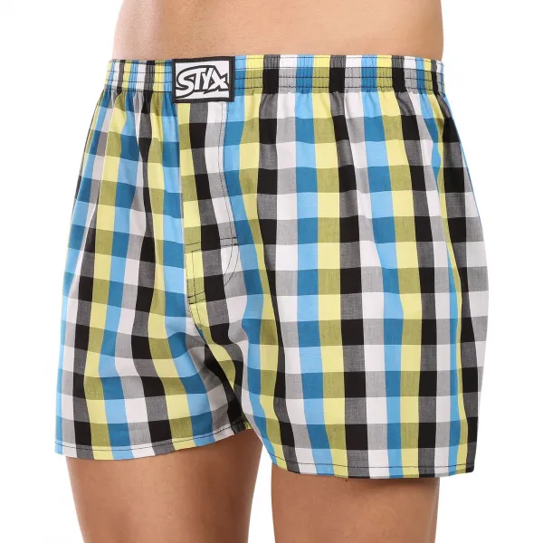 Pánske trenky Styx klasická guma nadrozmer viacfarebné (E1025) 5XL, trenírky