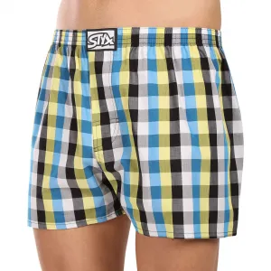 Pánske trenky Styx klasická guma nadrozmer viacfarebné (E1025) 5XL, trenírky