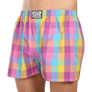 3PACK pánske trenky Styx klasická guma viacfarebné (3A102729) S, trenírky