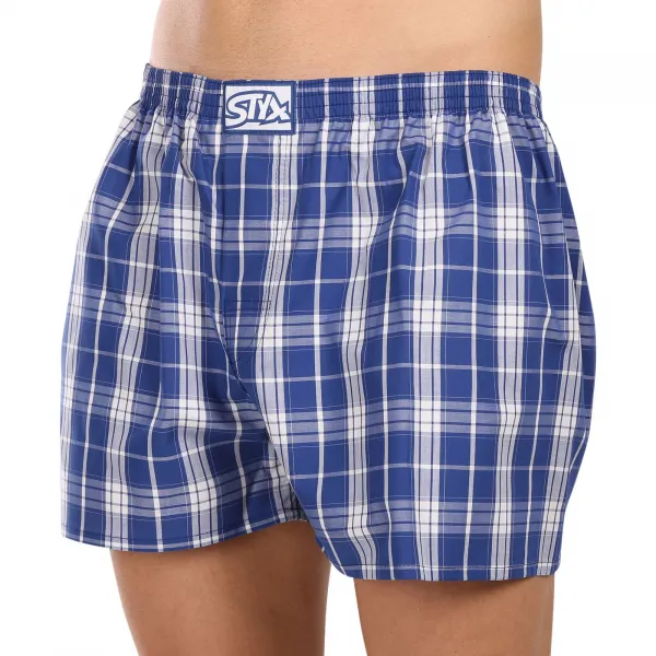 3PACK pánske trenky Styx klasická guma viacfarebné (3A102426) M, trenírky