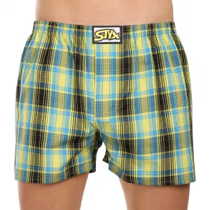 3PACK pánske trenky Styx klasická guma viacfarebné (3A102127) M, trenírky