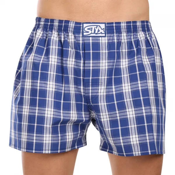 3PACK pánske trenky Styx klasická guma viacfarebné (3A102426) M, trenírky