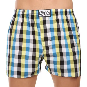 3PACK pánske trenky Styx klasická guma viacfarebné (3A102426) M, trenírky