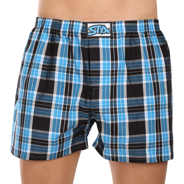 3PACK pánske trenky Styx klasická guma viacfarebné (3A102230) M, trenírky