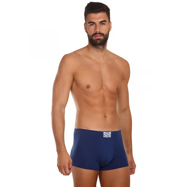 3PACK pánske boxerky Styx klasická guma tmavo modré (3Q0968) M, trenky