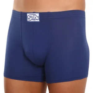 3PACK pánske boxerky Styx long klasická guma tmavo modré (3F0968) S, trenky