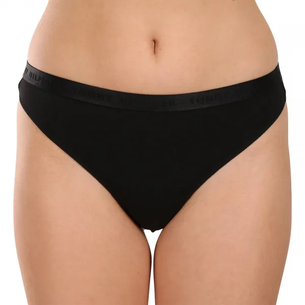 3PACK dámske tangá Tommy Hilfiger nadrozmer viacfarebná (UW0UW04480 05J) 3XL