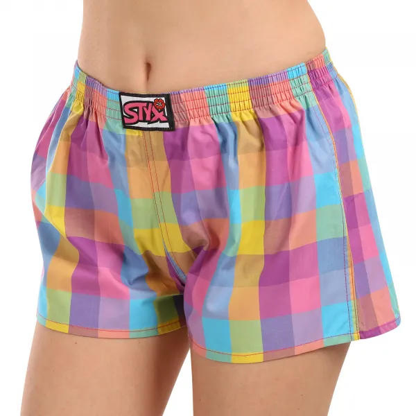 3PACK dámske trenky Styx klasická guma viacfarebné (3K102128) M, trenírky