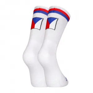 3PACK ponožky Styx vysoké biele trikolóra (3HV10111) S