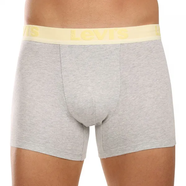 3PACK pánske boxerky Levis viacfarebné (905045001 025) M, trenky