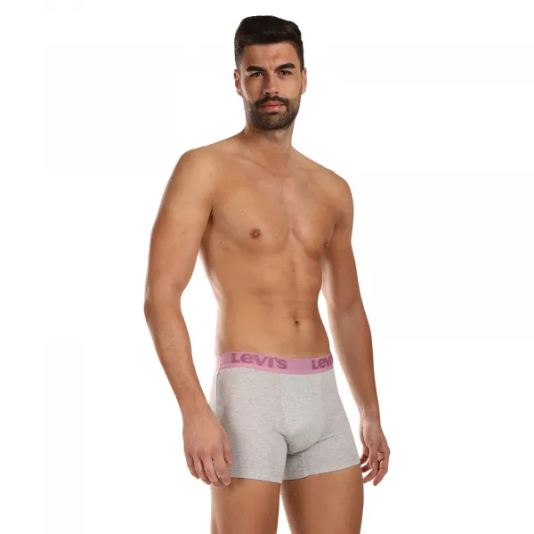 3PACK pánske boxerky Levis viacfarebné (905045001 025) M, trenky