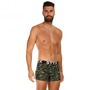 3PACK pánske boxerky Styx long art športová guma viacfarebné (3U13724) S, trenky