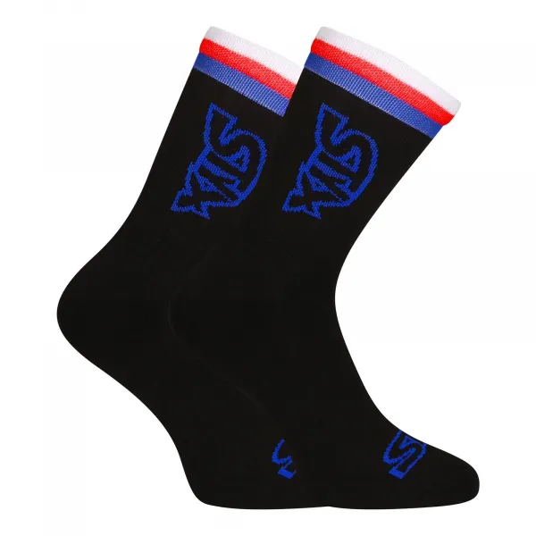 3PACK ponožky Styx vysoké čierne trikolóra (3HV09000) S