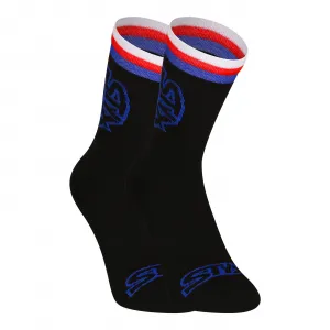 3PACK ponožky Styx vysoké čierne trikolóra (3HV09000) S