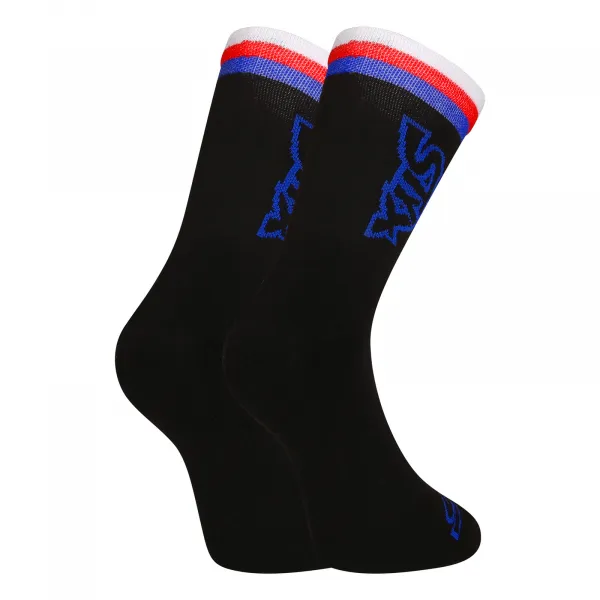 3PACK ponožky Styx vysoké čierne trikolóra (3HV09000) S