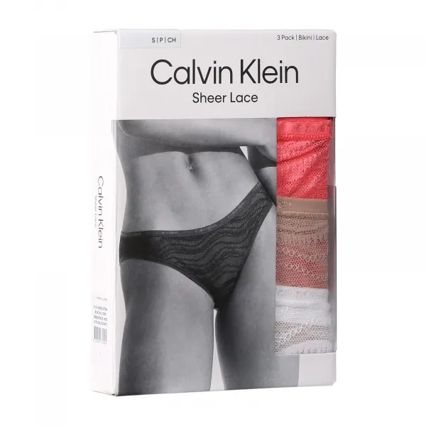 3PACK dámske nohavičky Calvin Klein viacfarebné (QD5203E-NOX) M