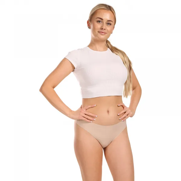 3PACK dámske tangá Under Armour béžové (1383893 500) L