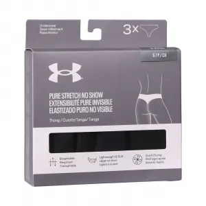 3PACK dámske tangá Under Armour čierná (1383893 001) L
