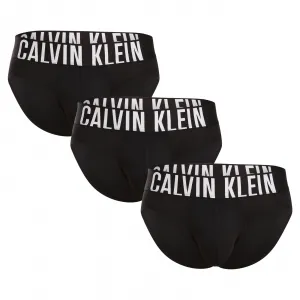 3PACK pánske slipy Calvin Klein čierné (NB3607A-UB1) S