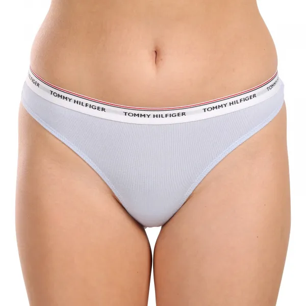 3PACK dámske tangá Tommy Hilfiger viacfarebná (UW0UW04894 0VQ) S