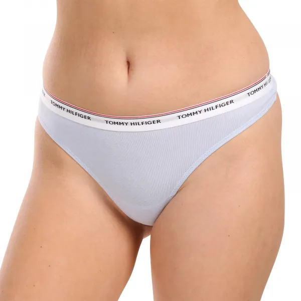 3PACK dámske tangá Tommy Hilfiger viacfarebná (UW0UW04894 0VQ) S