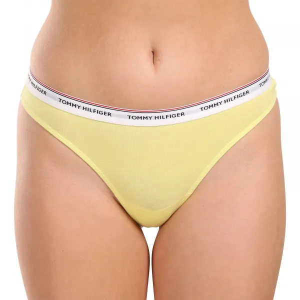 3PACK dámske tangá Tommy Hilfiger viacfarebná (UW0UW04894 0VQ) S