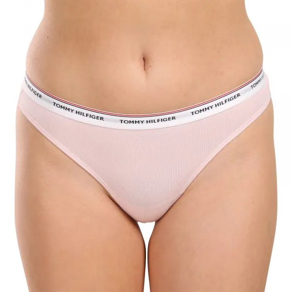 3PACK dámske tangá Tommy Hilfiger viacfarebná (UW0UW04894 0VQ) S