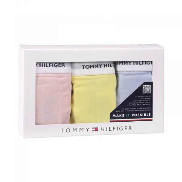 3PACK dámske tangá Tommy Hilfiger viacfarebná (UW0UW04894 0VQ) S
