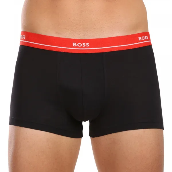 5PACK pánske boxerky BOSS čierné (50489616 999) M, trenky