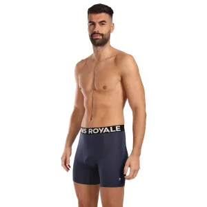 Pánske boxerky Mons Royale merino modré (100088-1169-568) M, trenky