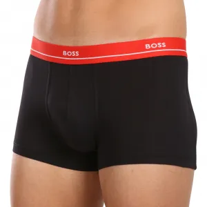 5PACK pánske boxerky BOSS čierné (50489616 999) M, trenky