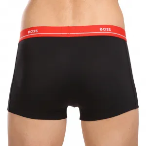 5PACK pánske boxerky BOSS čierné (50489616 999) M, trenky
