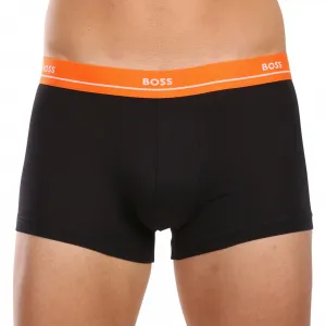 5PACK pánske boxerky BOSS čierné (50489616 999) M, trenky