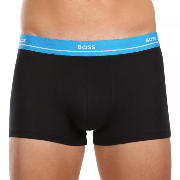 5PACK pánske boxerky BOSS čierné (50489616 999) M, trenky