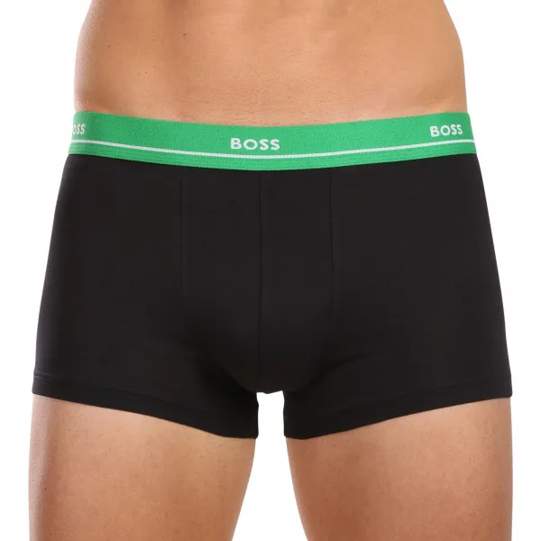 5PACK pánske boxerky BOSS čierné (50489616 999) M, trenky