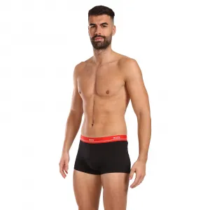 5PACK pánske boxerky BOSS čierné (50489616 999) M, trenky