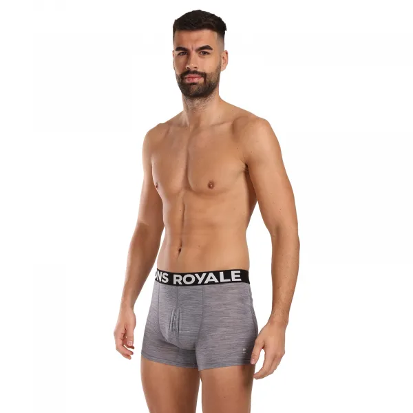 Pánske boxerky Mons Royale sivé (100087-2169-710) M, trenky
