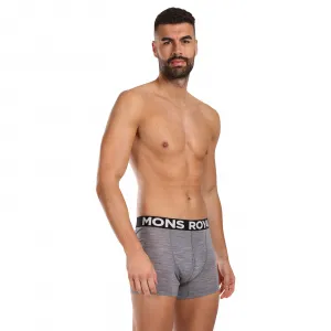 Pánske boxerky Mons Royale sivé (100087-2169-710) M, trenky
