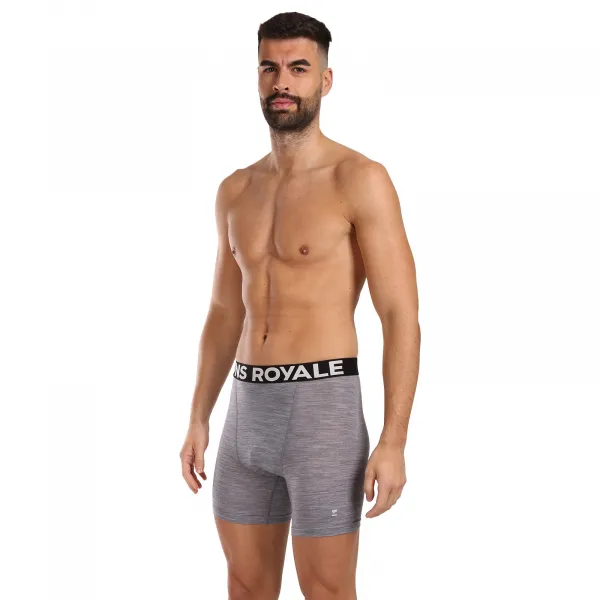 Pánske boxerky Mons Royale merino sivé (100088-2169-710) M, trenky