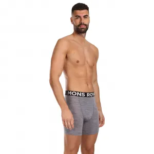 Pánske boxerky Mons Royale merino sivé (100088-2169-710) M, trenky