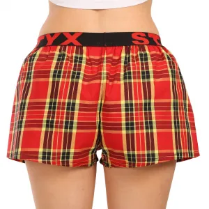 3PACK dámske trenky Styx športová guma viacfarebné (3T100314) S, trenírky